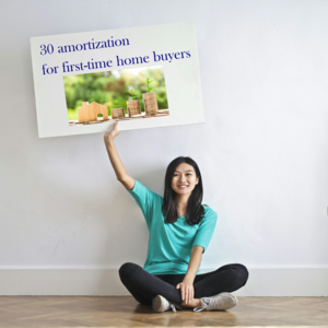 30 year amortizations for first-time home buyers